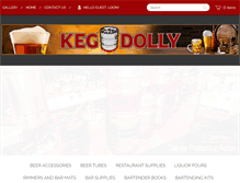 Tablet Screenshot of kegdolly.com